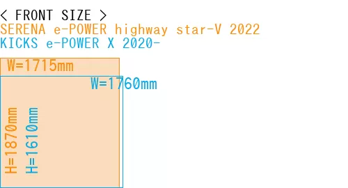 #SERENA e-POWER highway star-V 2022 + KICKS e-POWER X 2020-